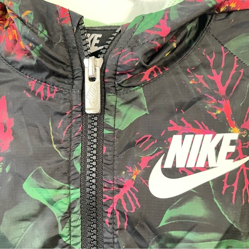 Nike Girls Botanical Print Windbreaker Jacket - Picture 4 of 7